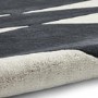 Inaluxe Crystal Black & White Patterned Rug - 120x170cm