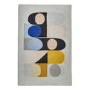 GRADE A1 - Inaluxe Jazz Flute Multi Coloured Patterned Rug - 170x120cm