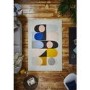 GRADE A1 - Inaluxe Jazz Flute Multi Coloured Patterned Rug - 170x120cm