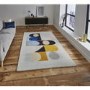 GRADE A1 - Inaluxe Jazz Flute Multi Coloured Patterned Rug - 170x120cm