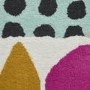 Inaluxe Neon Multi Coloured Patterned Rug - 120x170cm