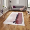 Abstract Multi Coloured Pink Rug - 120x170cm