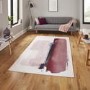 Abstract Multi Coloured Pink Rug - 120x170cm