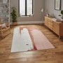 Abstract Multi Coloured Orange Rug - 120x170cm