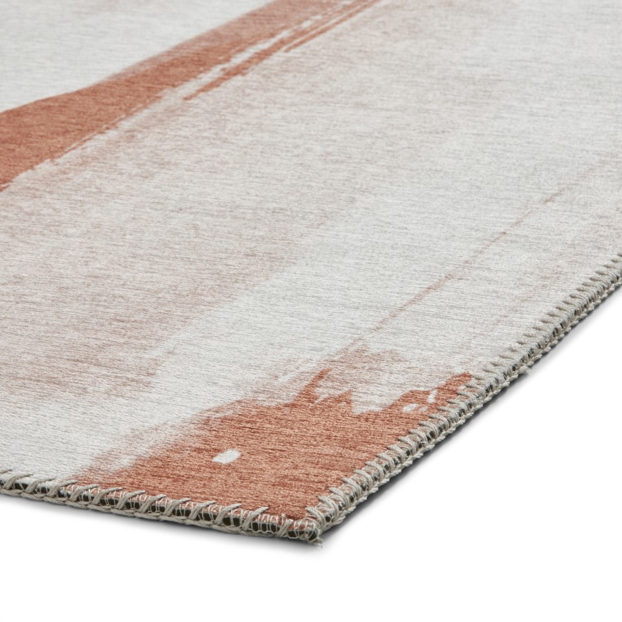 Abstract Multi Coloured Orange Rug - 120x170cm