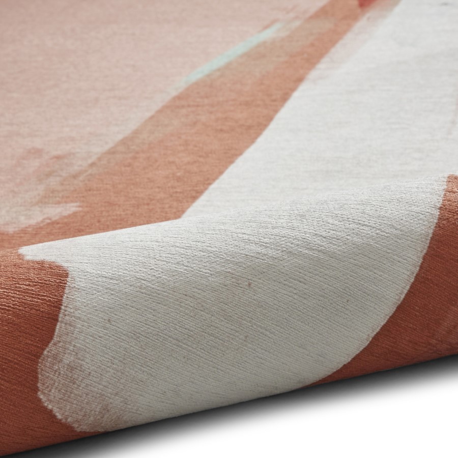 Abstract Multi Coloured Orange Rug - 120x170cm