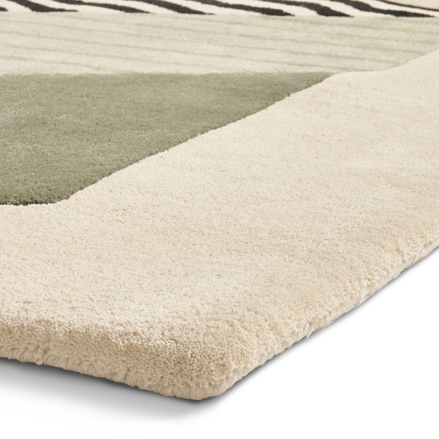 Geometric Multi Coloured Pastel Rug - 120x170cm