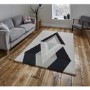 Geometric Multi Coloured Pastel Rug - 120x170cm