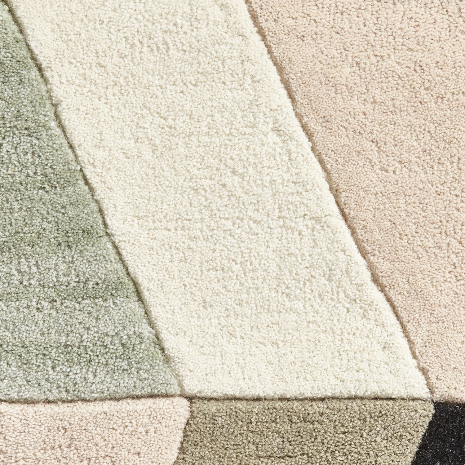 Pastel Multicolor Rug Geometric Multi Coloured Pastel Rug - 120x170cm - Furniture123