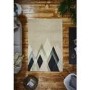 Geometric Multi Coloured Pastel Rug - 120x170cm