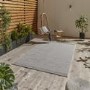 Stitch Indoor/Outdoor Grey & Black Rug - 160x220cm