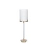 Champagne Gold Metal and Marble Effect Table Lamp