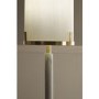 Champagne Gold Metal and Marble Effect Table Lamp