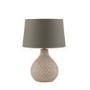 Grey Geo Ceramic Table Lamp