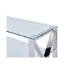 Small TV Stand in Glass and Grey - TV's up to 50" - Aurora Boutique