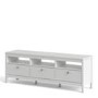 Madrid White 3 Drawer TV Stand - Furniture to Go