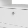 Madrid White 3 Drawer TV Stand - Furniture to Go