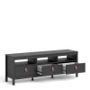 Large TV Stand with Storage in Black - TV&#39;s upto 77&quot; - Furniture to Go