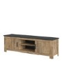 Wide TV Stand with Storage in Brown - Furniture to Go