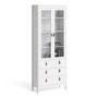 Barcelona White Display Unit - Furniutre to Go