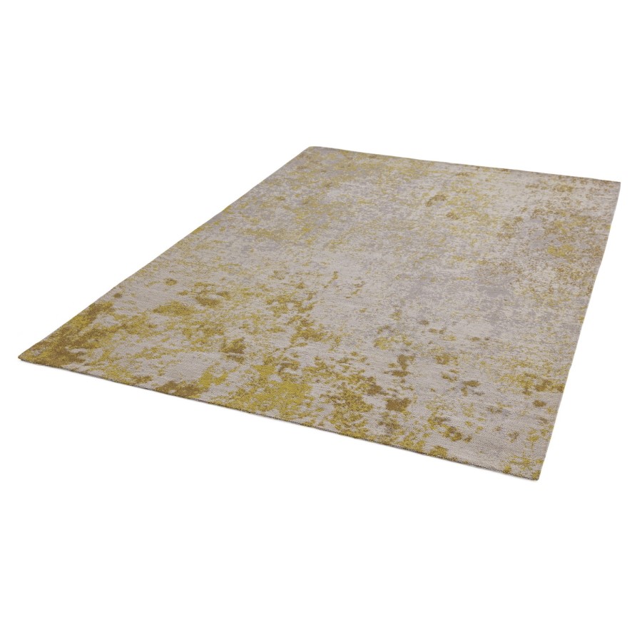 Dara Yellow Abstract Indoor/Outdoor Rug - 120x170cm