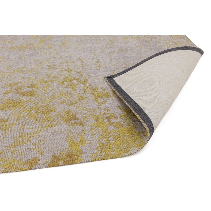 Dara Yellow Abstract Indoor/Outdoor Rug - 120x170cm