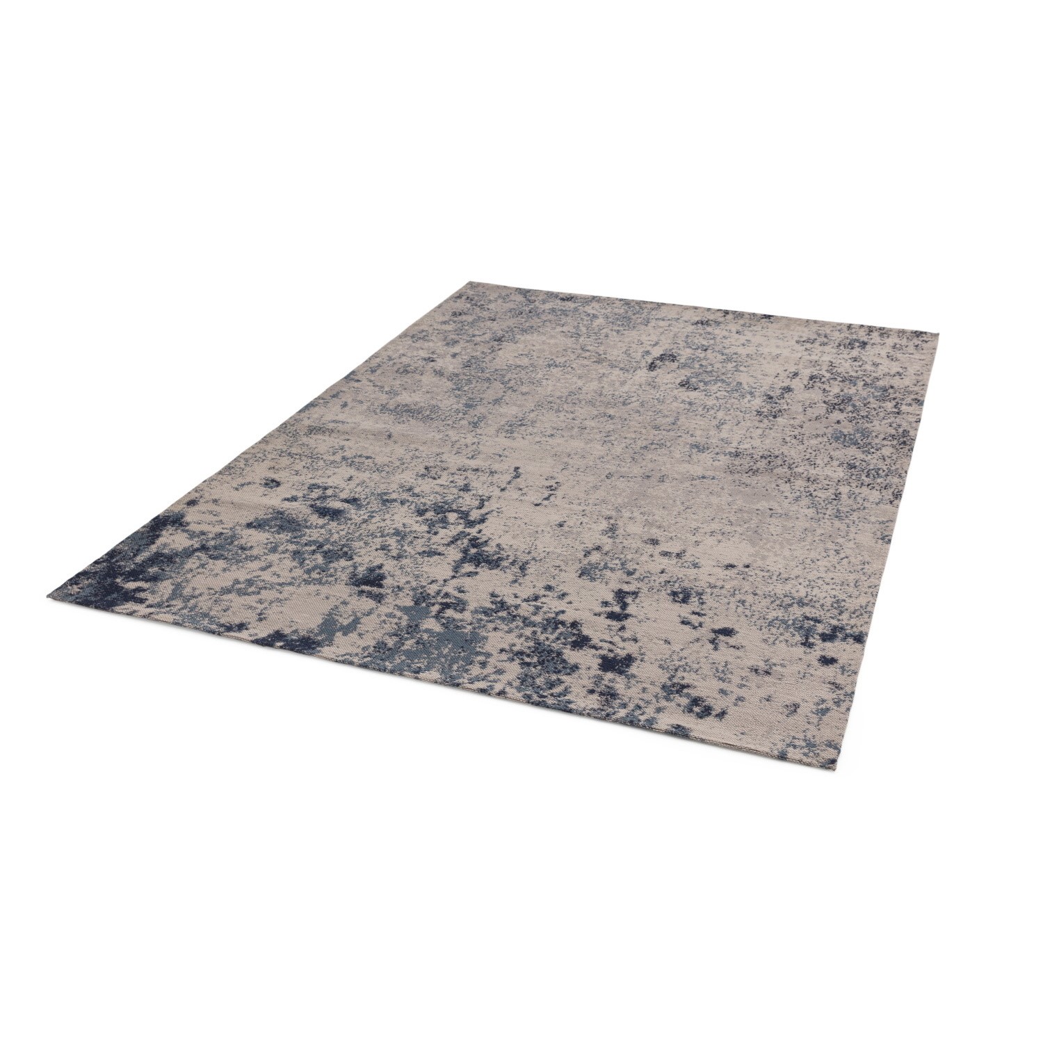 Dara Blue Abstract Indoor/Outdoor Rug - 120x170cm - Furniture123