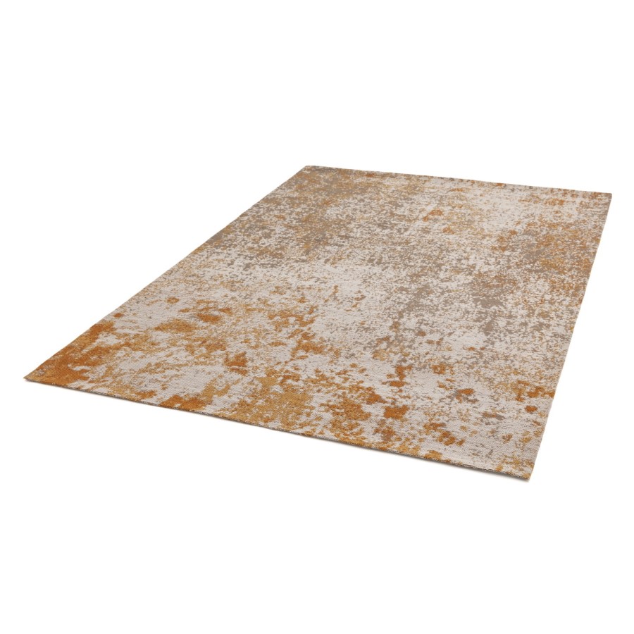 Dara Orange Abstract Indoor/Outdoor Rug - 290x200cm