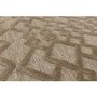 Salta Brown Textured Indoor/Outdoor Runner Rug - 240x66cm