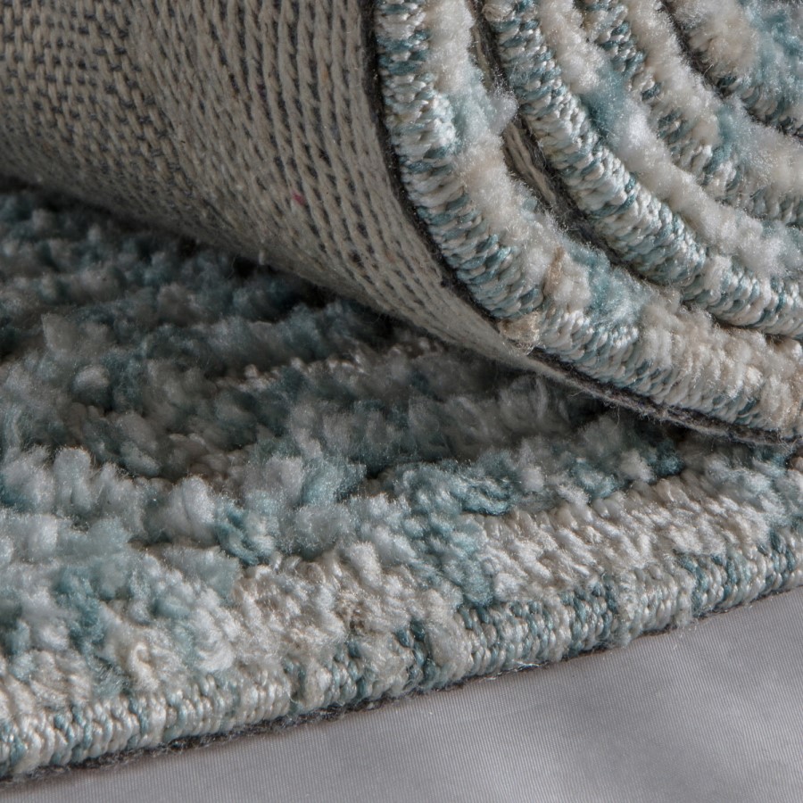 Blue Textured Rug - 170x120cm - Caspian House