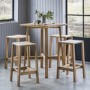 Solid Oak Bar Table - Kyra