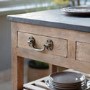 Small Freestanding Kitchen Island with Storage - Callie