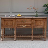 Callie Large 2 Drawer 2 Door Sideboard - Caspian House