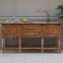Callie Large 2 Drawer 2 Door Sideboard - Caspian House