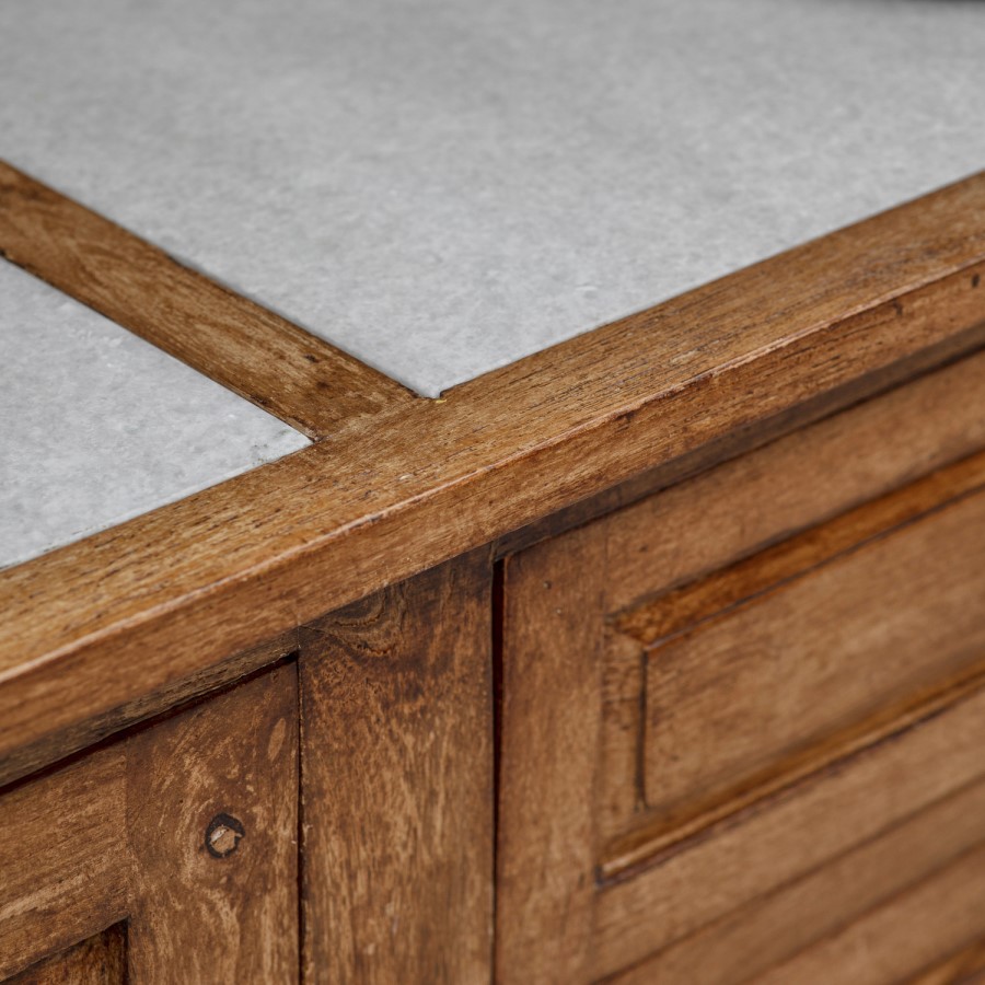 Callie Large 2 Drawer 2 Door Sideboard - Caspian House