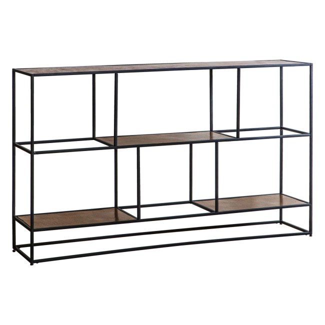 Harly Console Table in Antique Copper - Caspian House