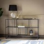 Harly Console Table in Antique Gold - Caspian House