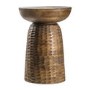 Round Mango Wood Side Table - Kayla