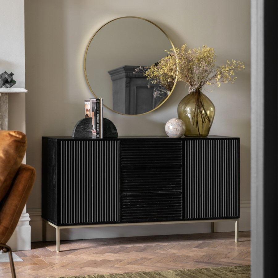 Ripple 2 Door 3 Drawer Sideboard - Caspian House