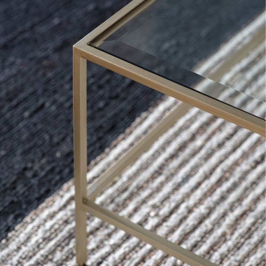 Raya Champagne Glass Coffee Table - Caspian House