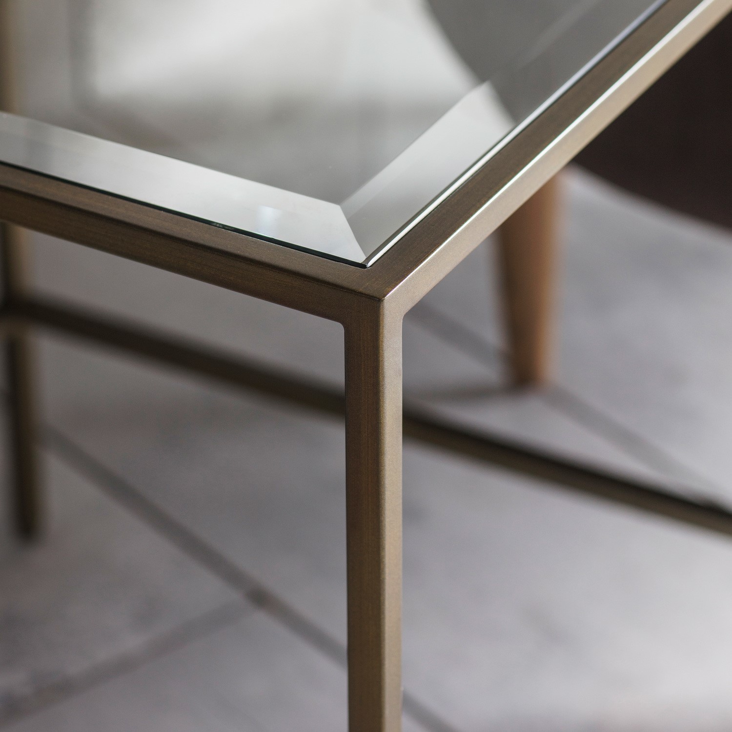 Read more about Raya bronze side table caspian house