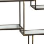 Brass Round Wall Shelving Unit