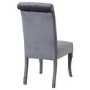 Grey Velvet Dining Chair - Hill Interiors