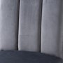 Grey Velvet Dining Chair - Hill Interiors