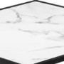 Marble Hexagonal Side Table - Hill Interiors