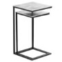 Rectangular Silver Metal Sofa Table - Farrah