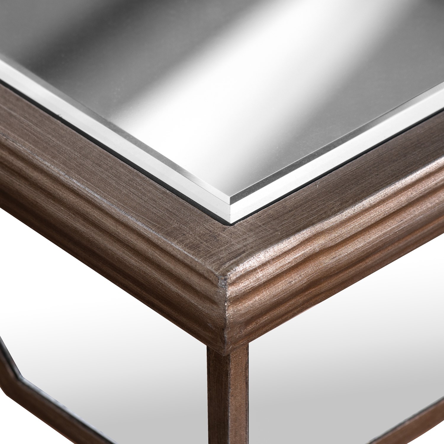 Mirrored Rectangle Dining Table Hill Interiors Furniture123