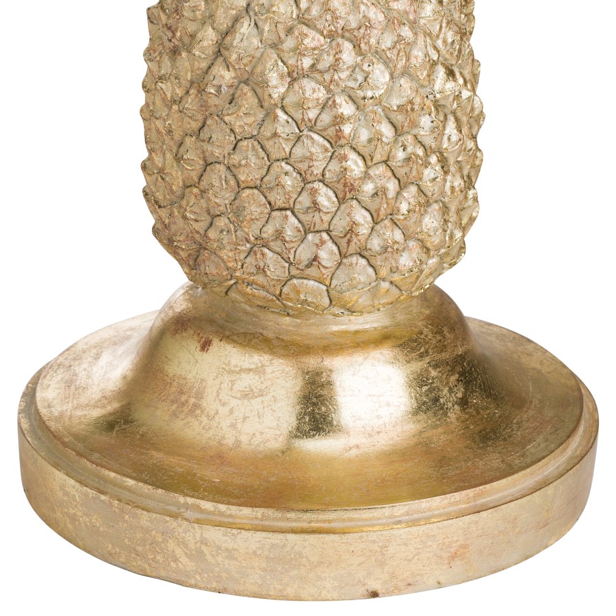 Gold & Glass Pineapple Side Table -  Ashby