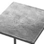 Square Silver Metal Nest of 3 Tables - Farrah