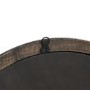 Round Grey Wash Mirror 
